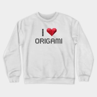 I Heart Origami Crewneck Sweatshirt